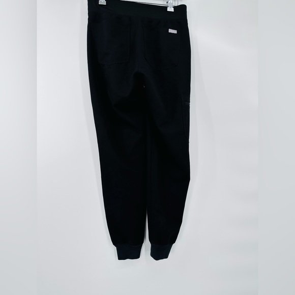 Figs Zamora Jogger Scrub Pants Black Pull On Drawstring  XXS - Picture 2 of 12